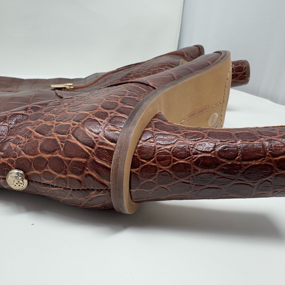 Vince Camuto NEW Phranzie Tall Croc Leather Boot - Picture 5 of 10